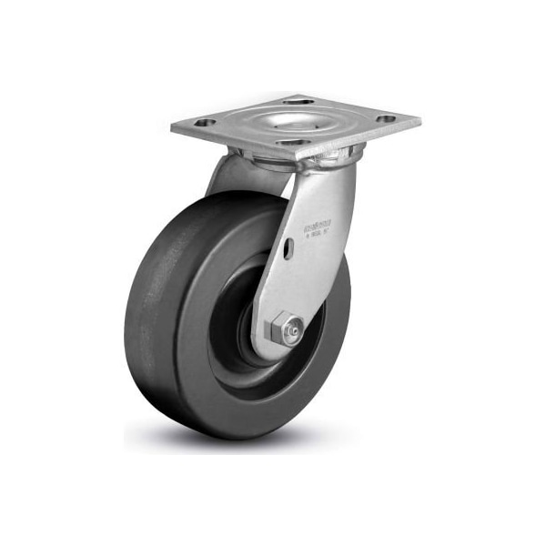 Colson 4 Series Swivel Plate Caster 4.08199.339 - Phenolic 8" Dia. 1250 Lb. Cap.